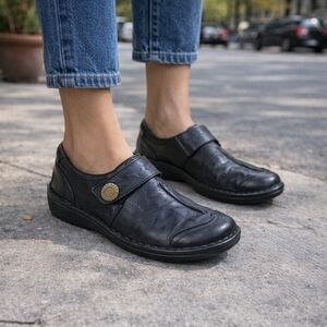 Volks Walkers Leather Comfort Loafers Orthopedic Granny Comfort Shoes Walking